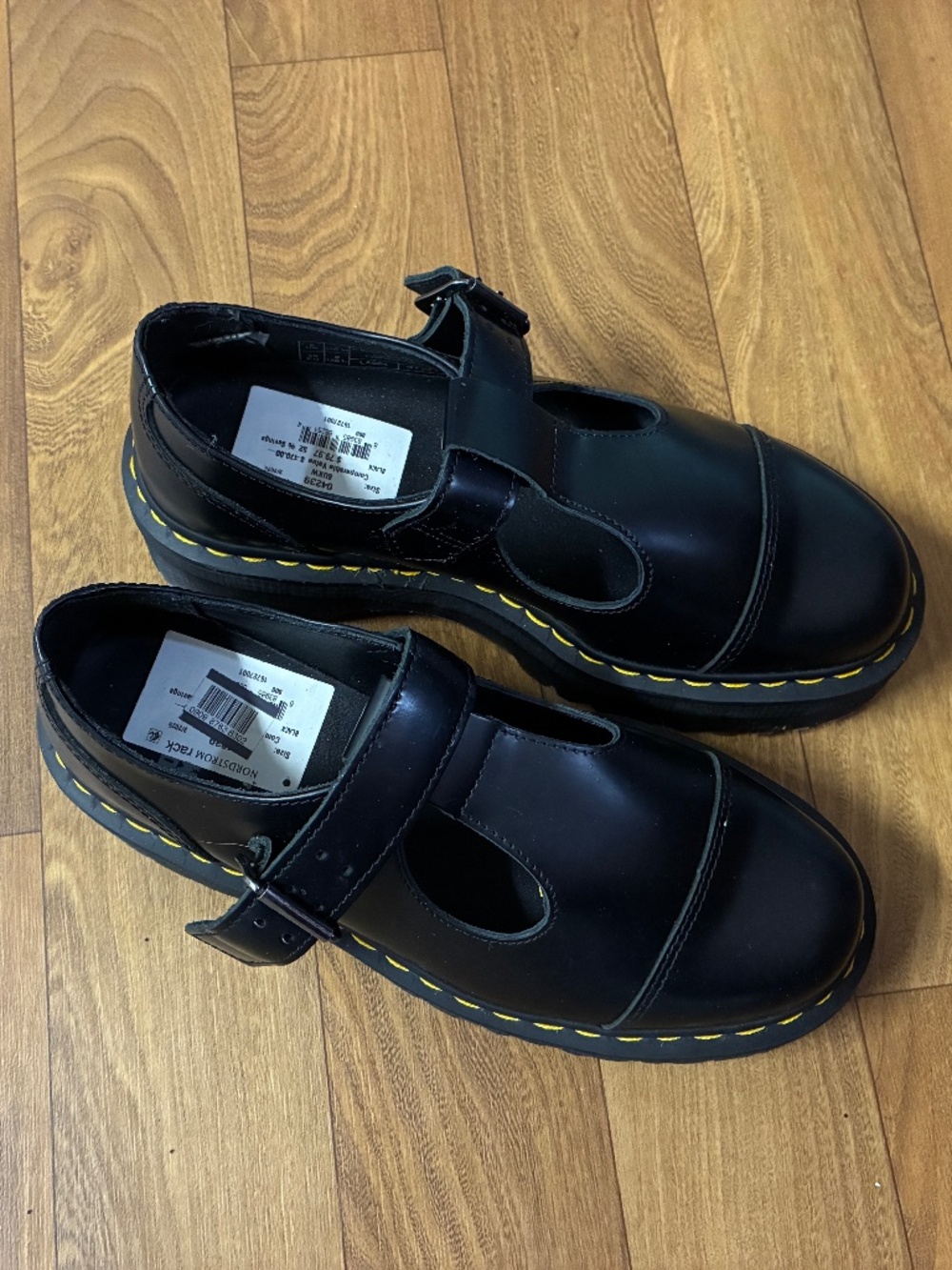 Dr. Martens Bethan Mary Jane Platform Shoes Women’s US 8 UK 6 Black New Defects